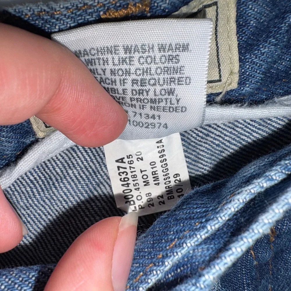 L.L. Bean VTG Comfort Waist Straight Leg Jeans Mens 40x29 Blue Cotton Gorpcore
